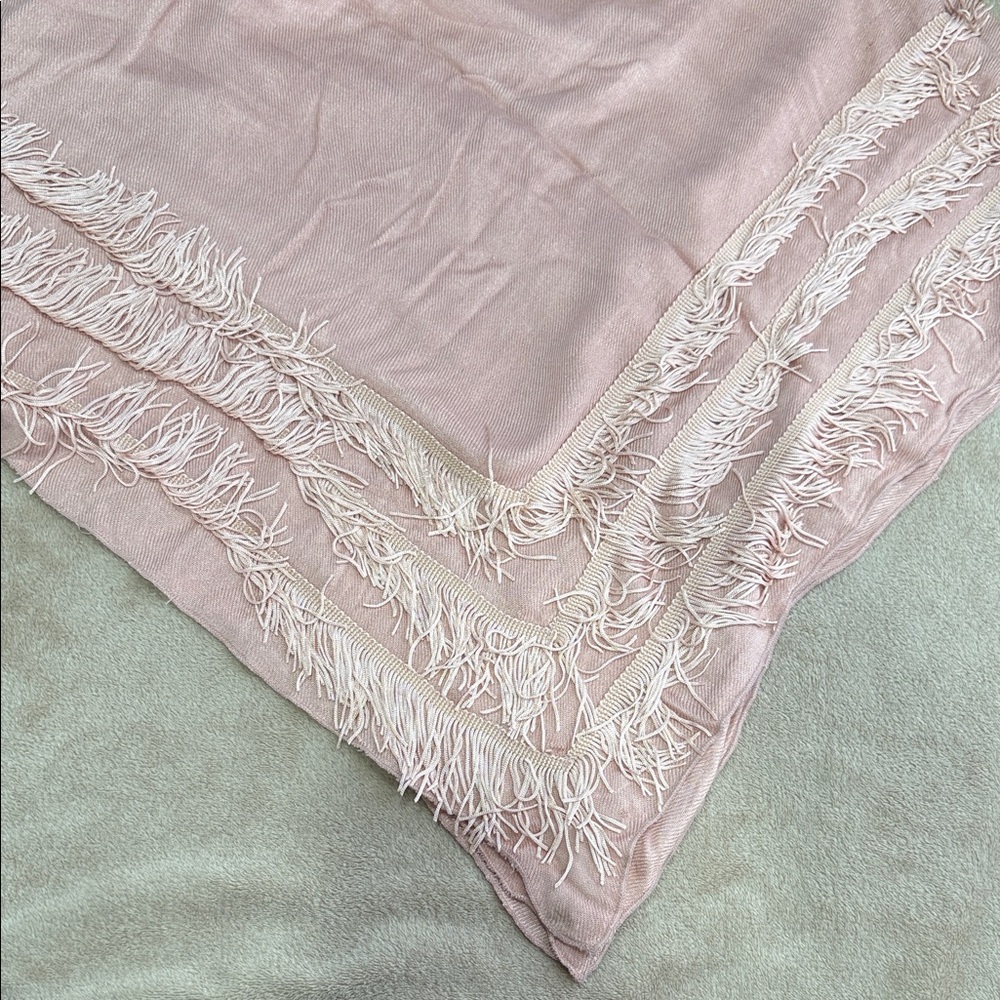 Aldo Blush Pink Women’s Fringed Scarf